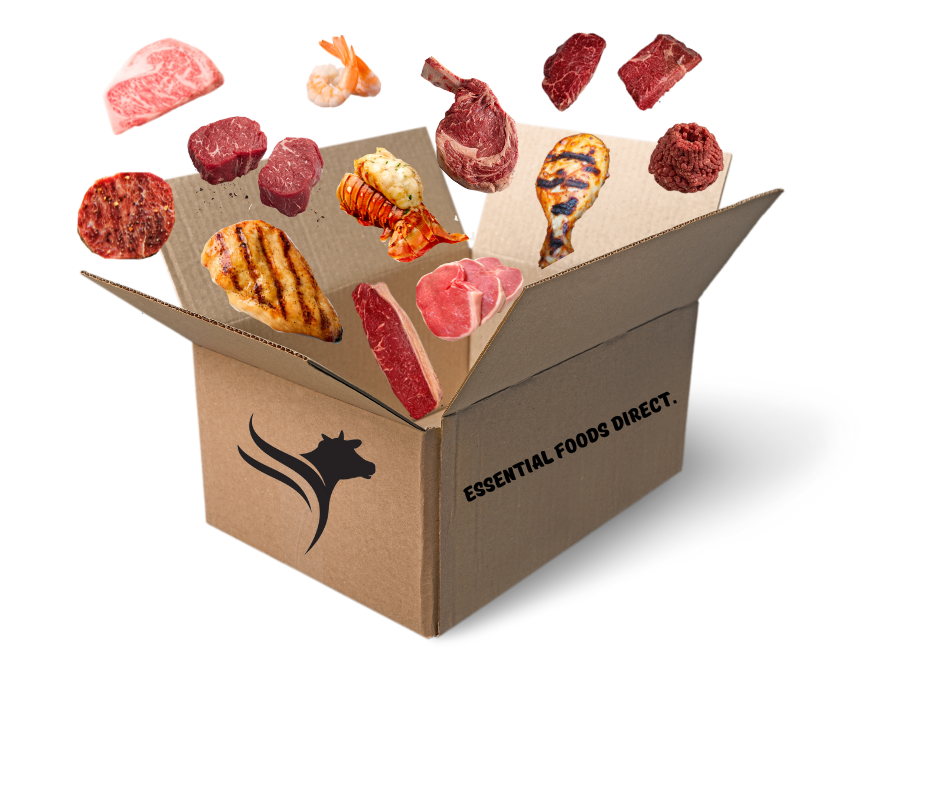 Family-Sized Gourmet Meat Box - Jumbo Essentials Box – Essential Foods ...